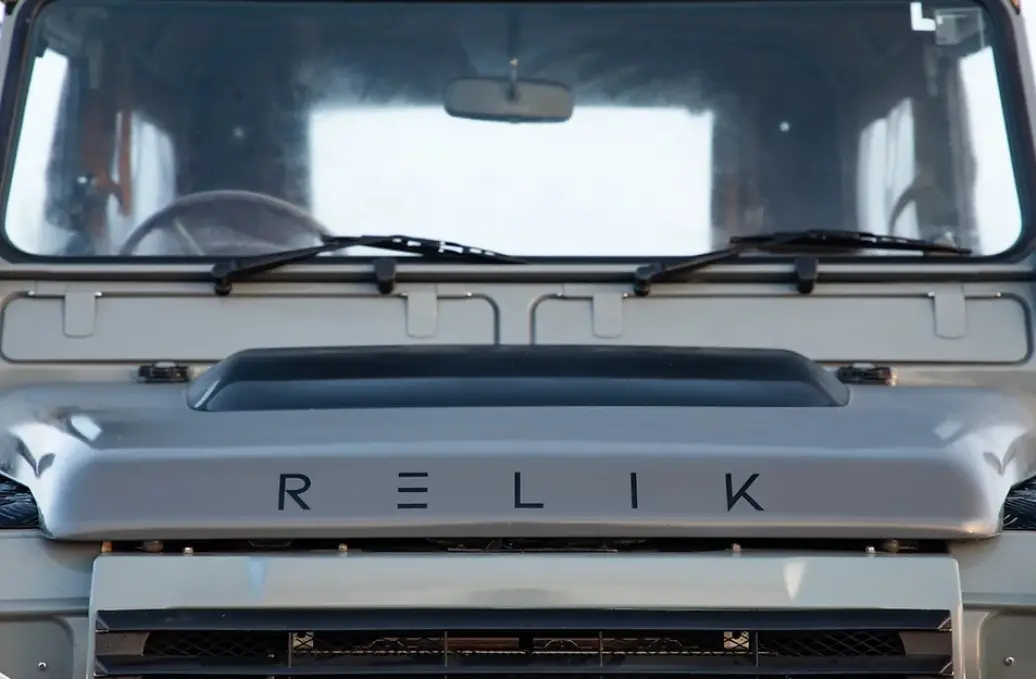 Electric Land Rover Defender in woodland by Relik EV