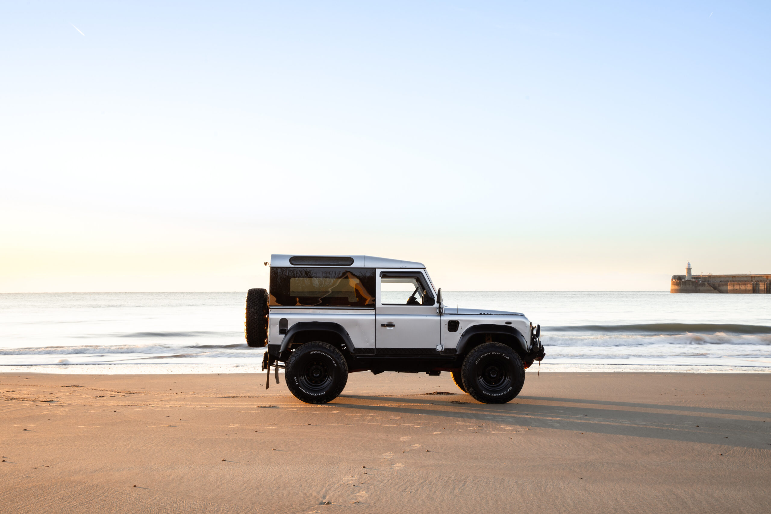 Land Rover Defender 90 electric conversion by Relik Electric, Kent