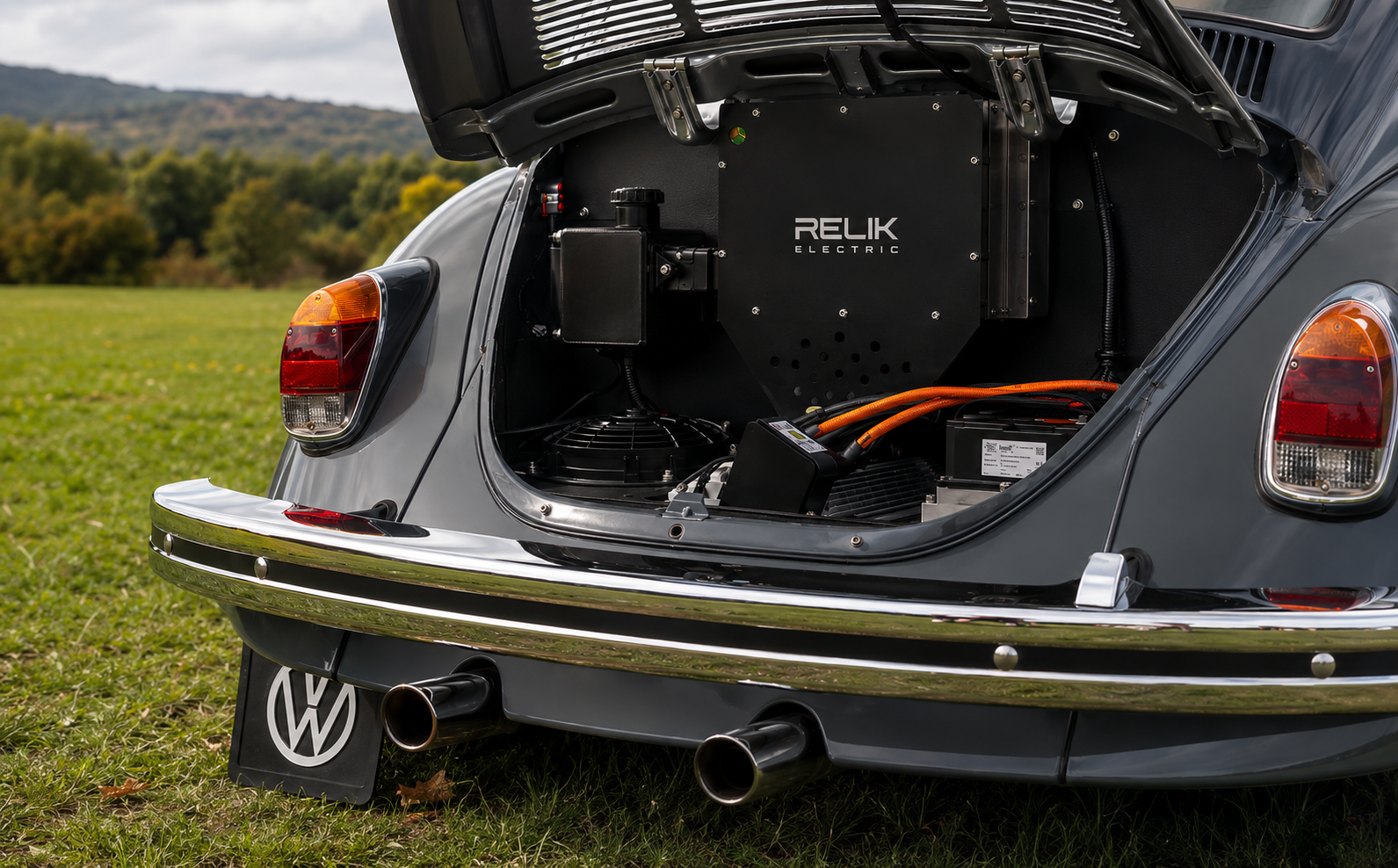 Classic VW Beetle or Karmann Ghia electric conversion by Relik EV